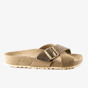 Birkenstock Tan Suede Sandals